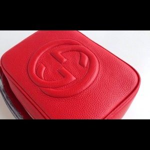 Soho Red Disco Leather Crossbody New